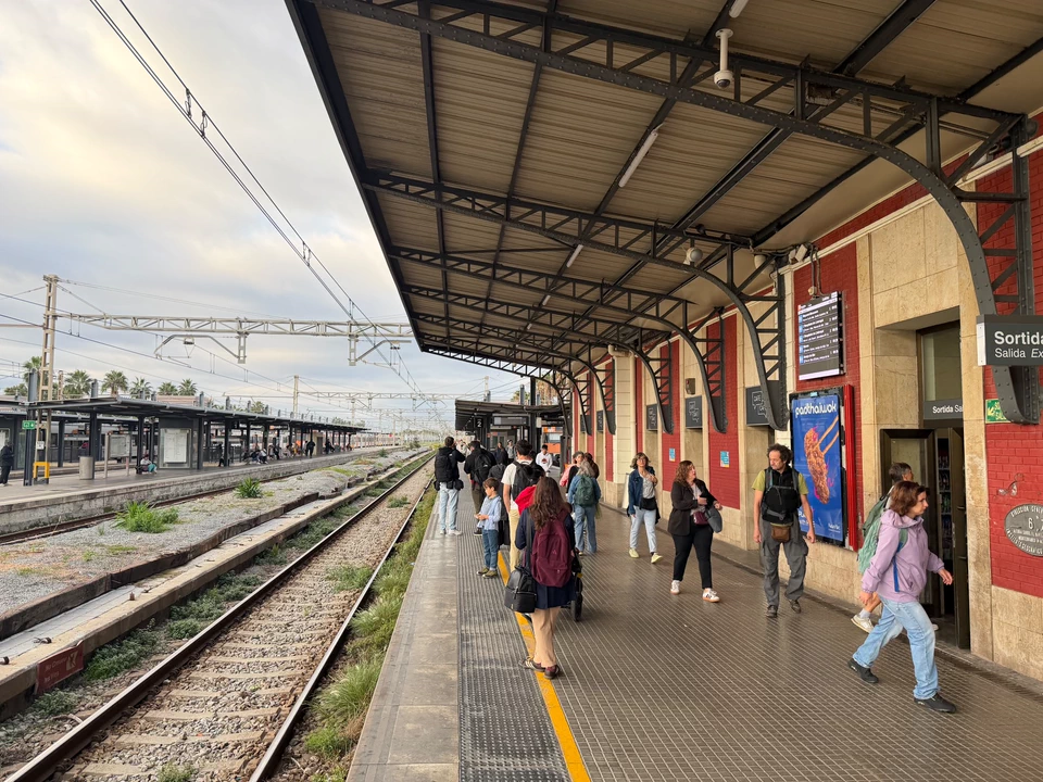 Estació de Rodalies a Mataró