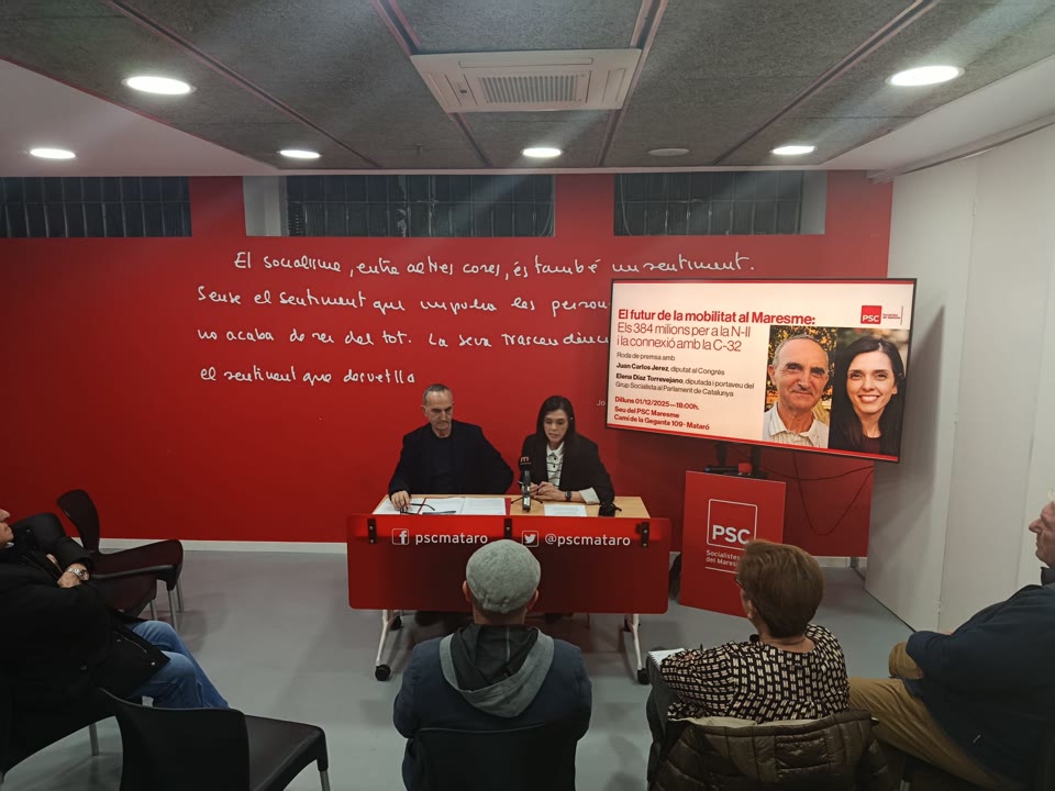 juan-carlos-jerez-i-elena-diaz-torrevejano-visiten-mataro-per-parlar-del-futur-de-la-mobilitat-al-maresme