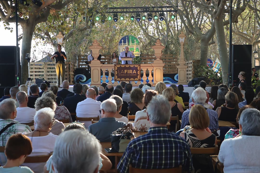 Joan Pera inaugura la 45ª edició de la Fira de Calella i l’Alt Maresme