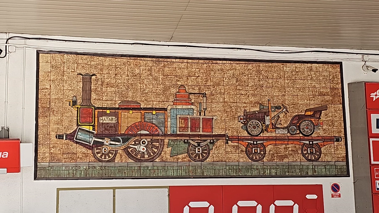 El tancament d’una gasolinera a Mataró deixa en l’aire el futur d’un altre mosaic monumental
